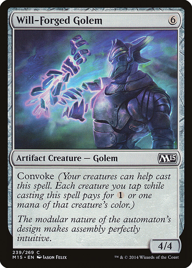 Will-Forged Golem - Magic 2015 (M15)