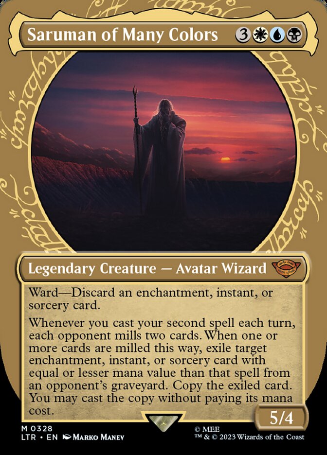 Saruman of Many Colors - [Foil, Showcase] The Lord of the Rings: Tales of Middle-earth (LTR)