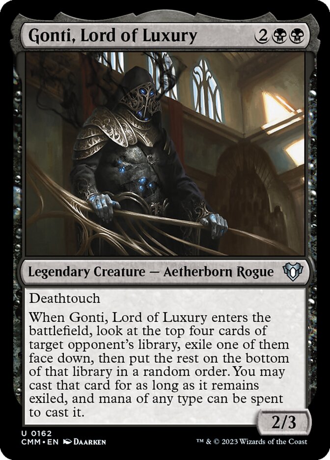 Gonti, Lord of Luxury - [Foil] Commander Masters (CMM)