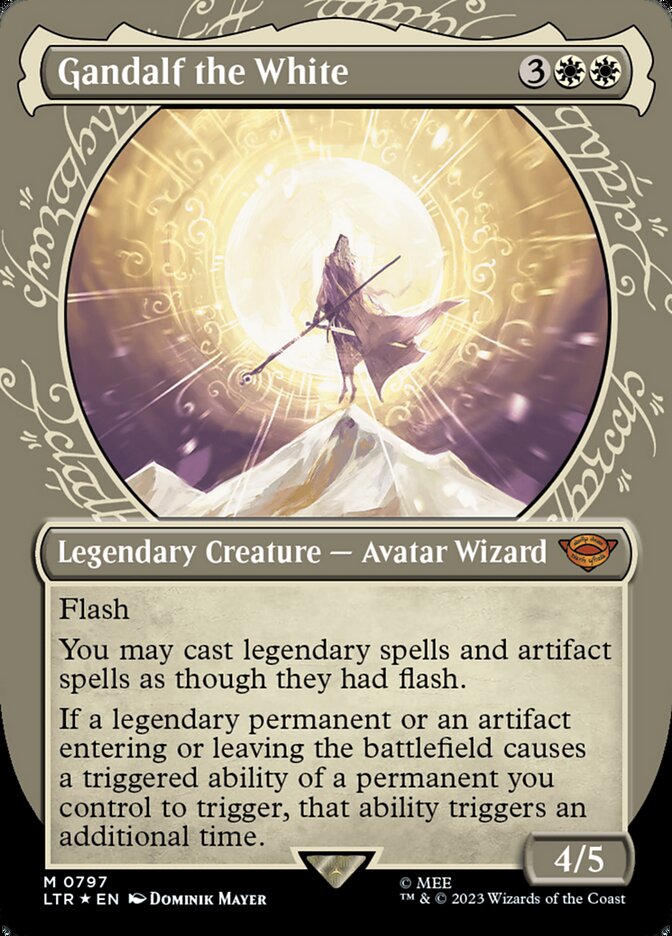 Gandalf the White - [Surge Foil, Showcase] The Lord of the Rings: Tales of Middle-earth (LTR)