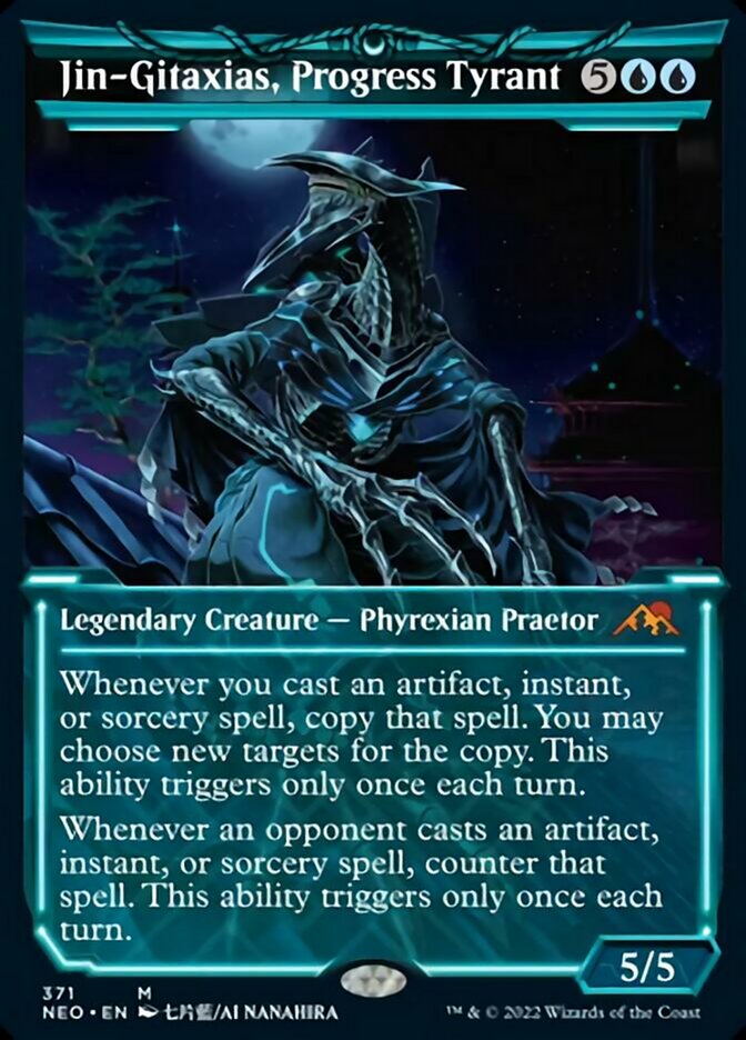 Jin-Gitaxias, Progress Tyrant - [Foil, Showcase] Kamigawa: Neon Dynasty (NEO)