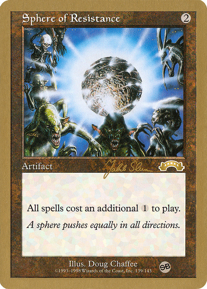 Sphere of Resistance - [Retro Frame] World Championship Decks 1999 (WC99)