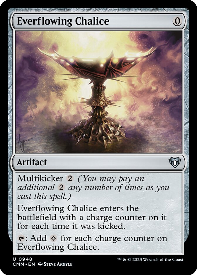 Everflowing Chalice - [Foil] Commander Masters (CMM)