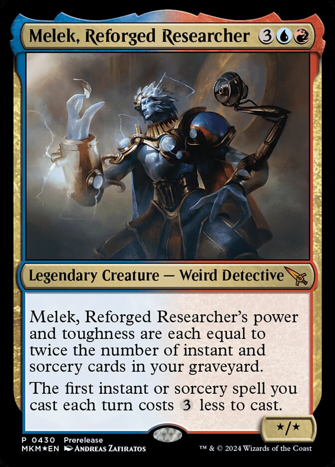 Melek, Reforged Researcher - [Promo] Murders at Karlov Manor (MKM)