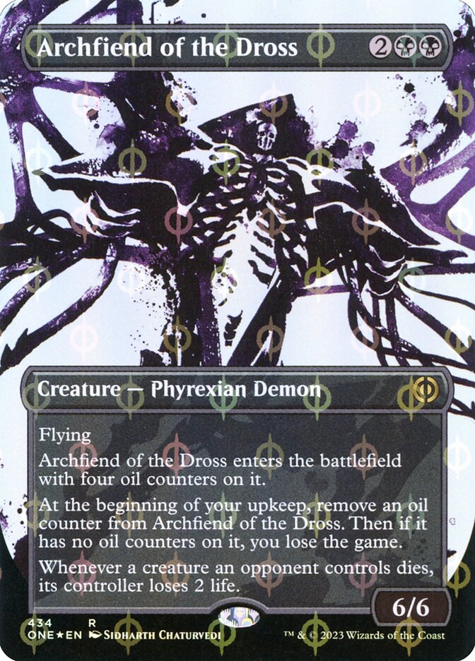 Archfiend of the Dross - [Step and Compleat Foil, Showcase] Phyrexia: All Will Be One (ONE)
