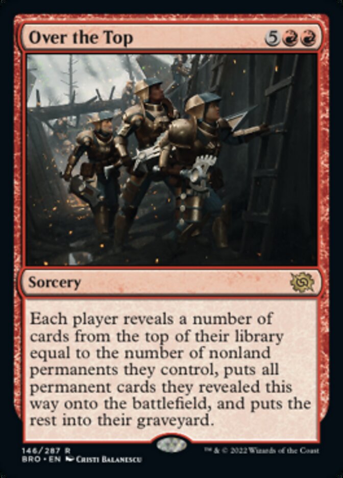 Over the Top - [Foil] The Brothers' War (BRO)