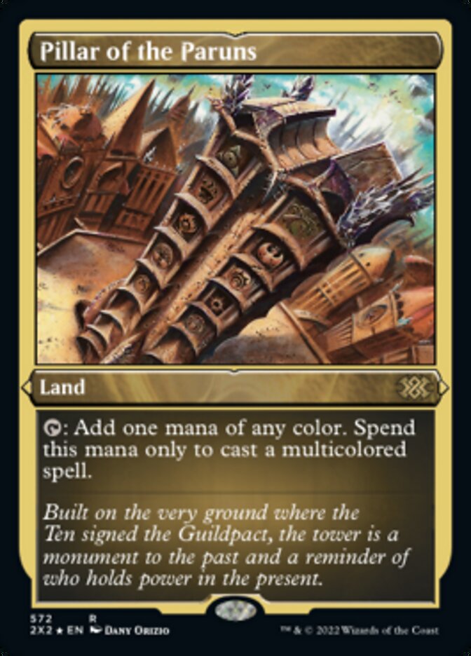 Pillar of the Paruns - [Etched Foil] Double Masters 2022 (2X2)