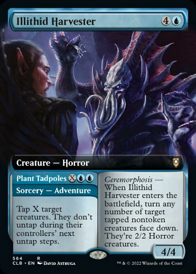 Illithid Harvester // Plant Tadpoles - [Extended Art] Commander Legends: Battle for Baldur's Gate (CLB)