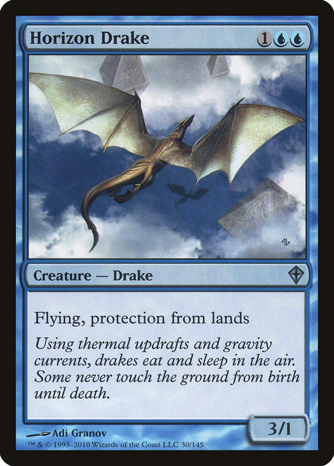 Horizon Drake - [Foil] Worldwake (WWK)