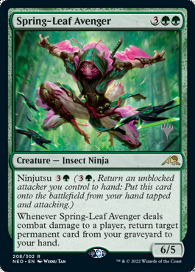 Spring-Leaf Avenger - [Promo] Kamigawa: Neon Dynasty Promos (PNEO)