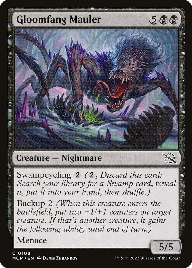 Gloomfang Mauler - [Foil] March of the Machine (MOM)