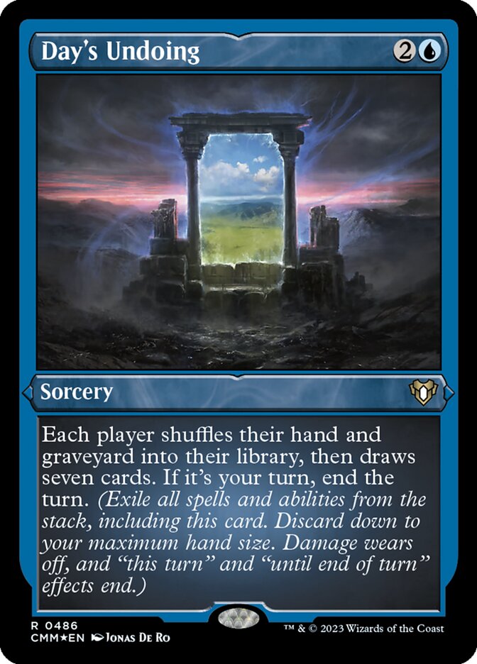 Day's Undoing - [Etched Foil] Commander Masters (CMM)