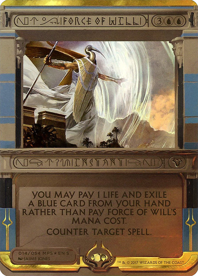 Force of Will - [Foil] Amonkhet Invocations (MP2)