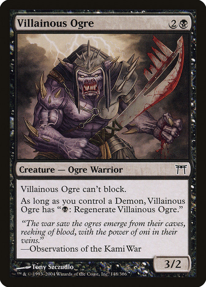 Villainous Ogre - Champions of Kamigawa (CHK)