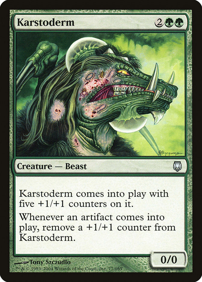 Karstoderm - [Foil] Darksteel (DST)