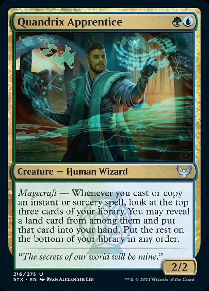Quandrix Apprentice - [Foil] Strixhaven: School of Mages (STX)