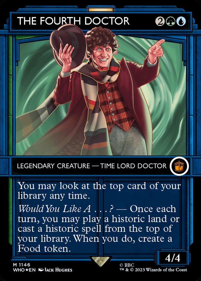 The Fourth Doctor - [Surge Foil, Showcase] Doctor Who (WHO)