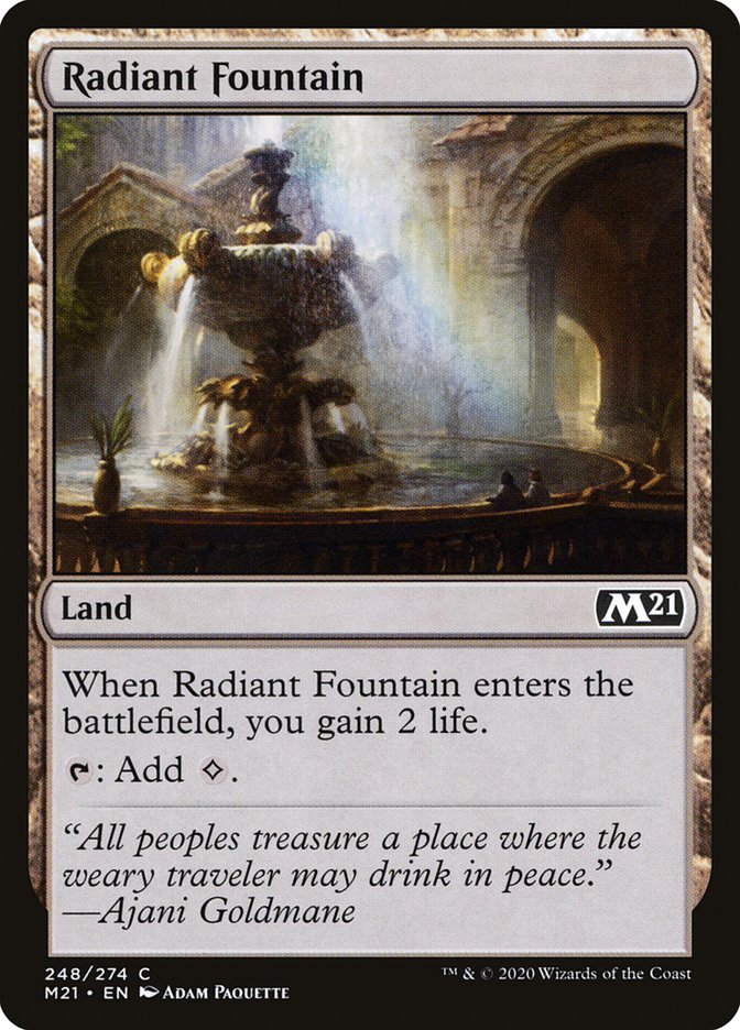 Radiant Fountain - [Foil] Core Set 2021 (M21)