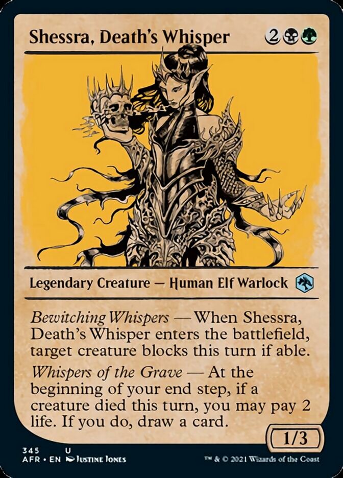 Shessra, Death's Whisper - [Foil, Showcase] Adventures in the Forgotten Realms (AFR)