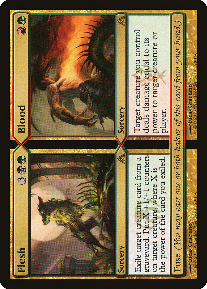 Flesh // Blood - [Foil] Dragon's Maze (DGM)
