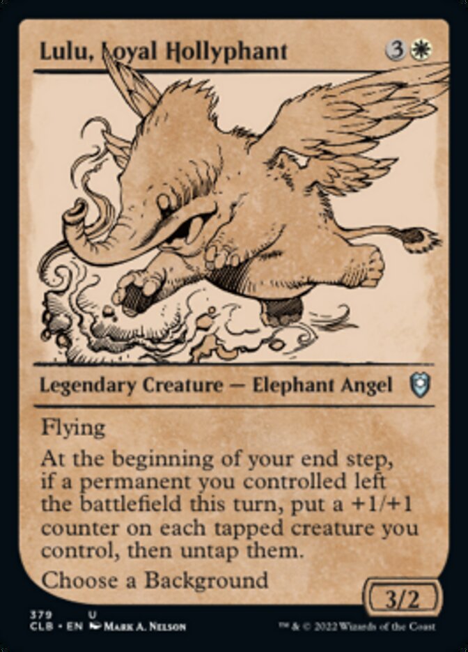 Lulu, Loyal Hollyphant - [Foil, Showcase] Commander Legends: Battle for Baldur's Gate (CLB)