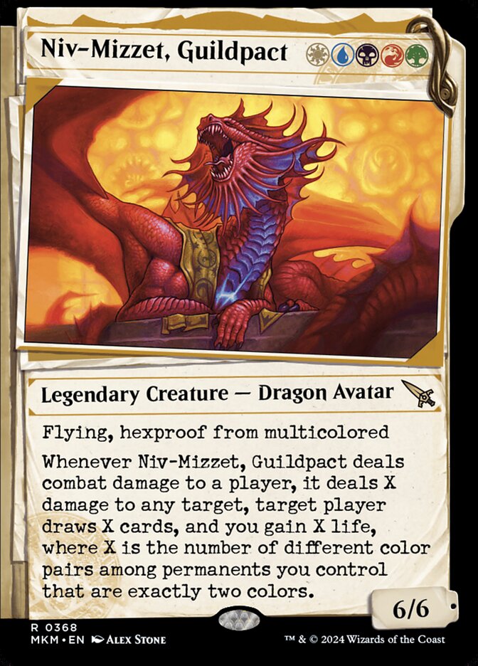Niv-Mizzet, Guildpact - [Foil, Dossier] Murders at Karlov Manor (MKM)