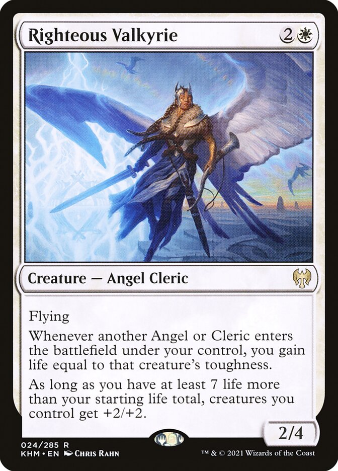 Righteous Valkyrie - [Foil] Kaldheim (KHM)