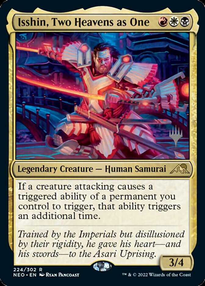 Isshin, Two Heavens as One - [Promo] Kamigawa: Neon Dynasty Promos (PNEO)