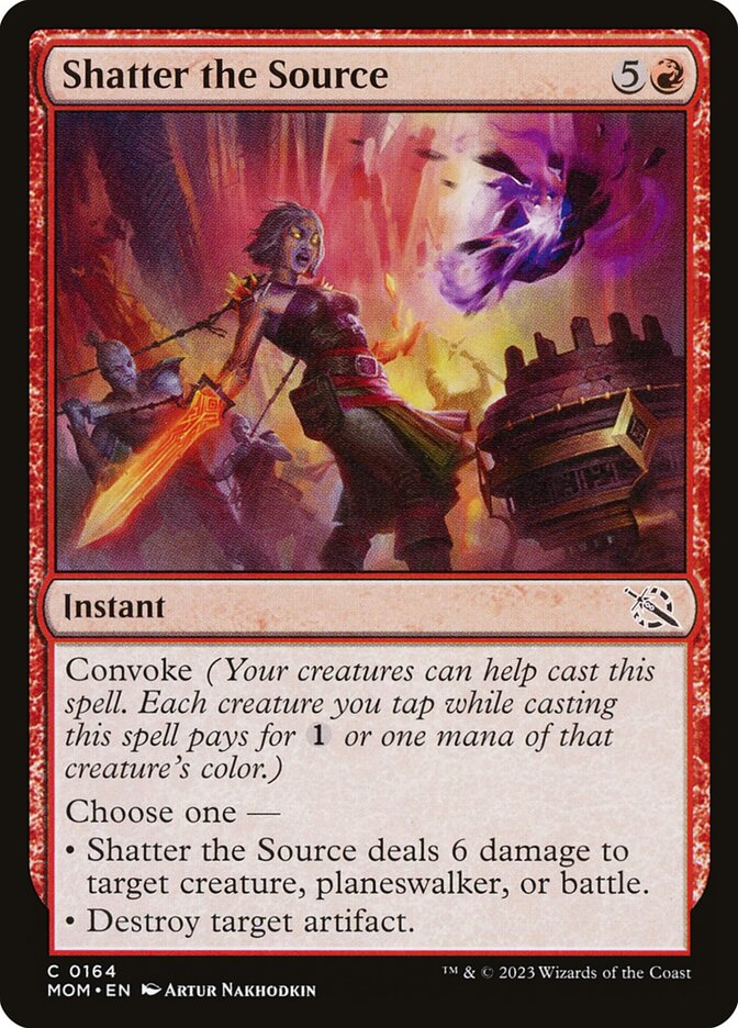 Shatter the Source - [Foil] March of the Machine (MOM)