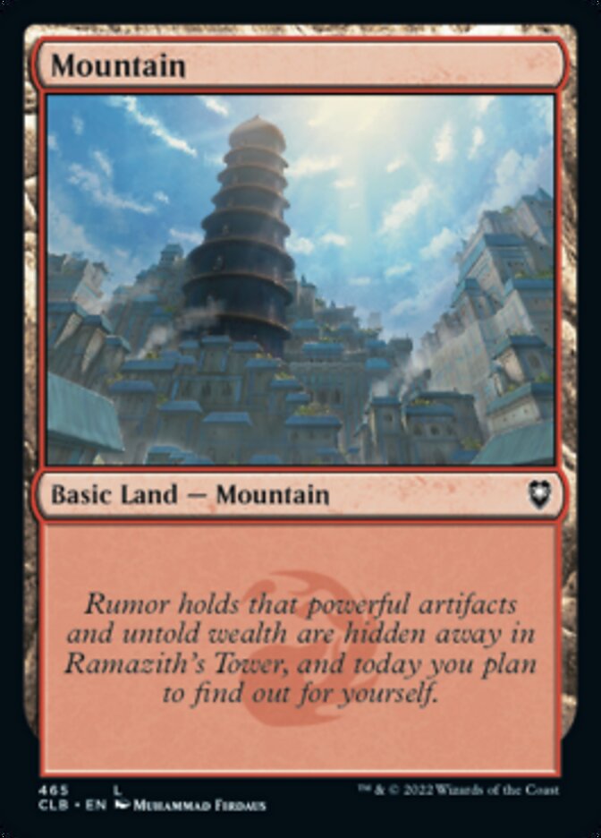 Mountain (465) - [Foil] Commander Legends: Battle for Baldur's Gate (CLB)