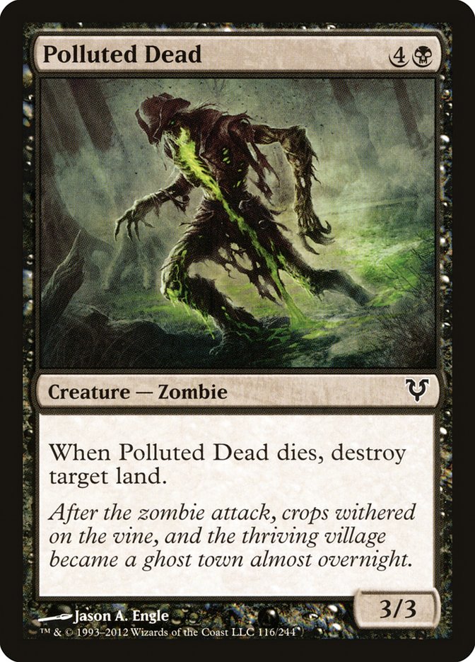 Polluted Dead - [Foil] Avacyn Restored (AVR)