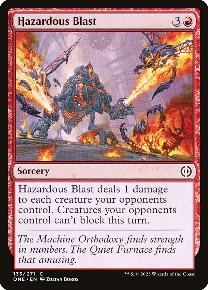 Hazardous Blast - [Foil] Phyrexia: All Will Be One (ONE)