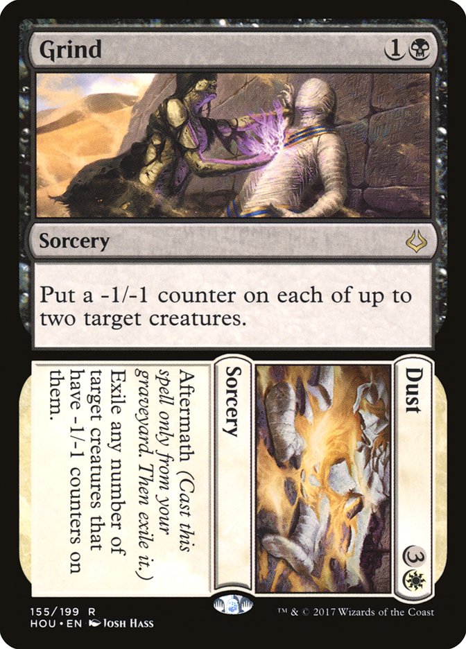 Grind // Dust - [Foil] Hour of Devastation (HOU)