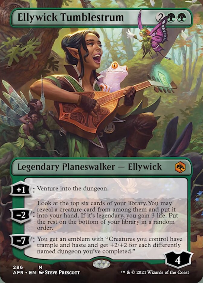 Ellywick Tumblestrum - [Foil, Borderless] Adventures in the Forgotten Realms (AFR)