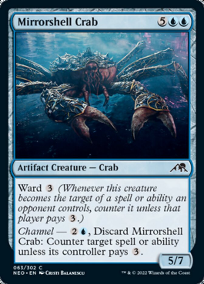 Mirrorshell Crab - [Foil] Kamigawa: Neon Dynasty (NEO)