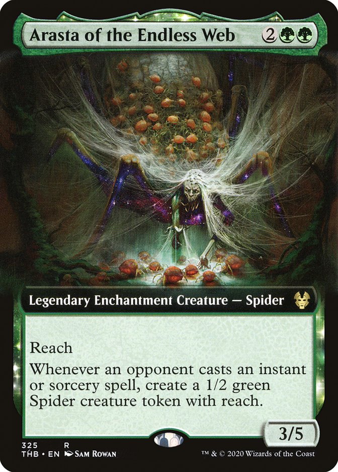 Arasta of the Endless Web - [Foil, Extended Art] Theros Beyond Death (THB)