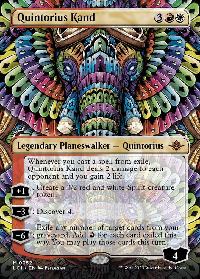 Quintorius Kand - [Foil, Borderless] The Lost Caverns of Ixalan (LCI)