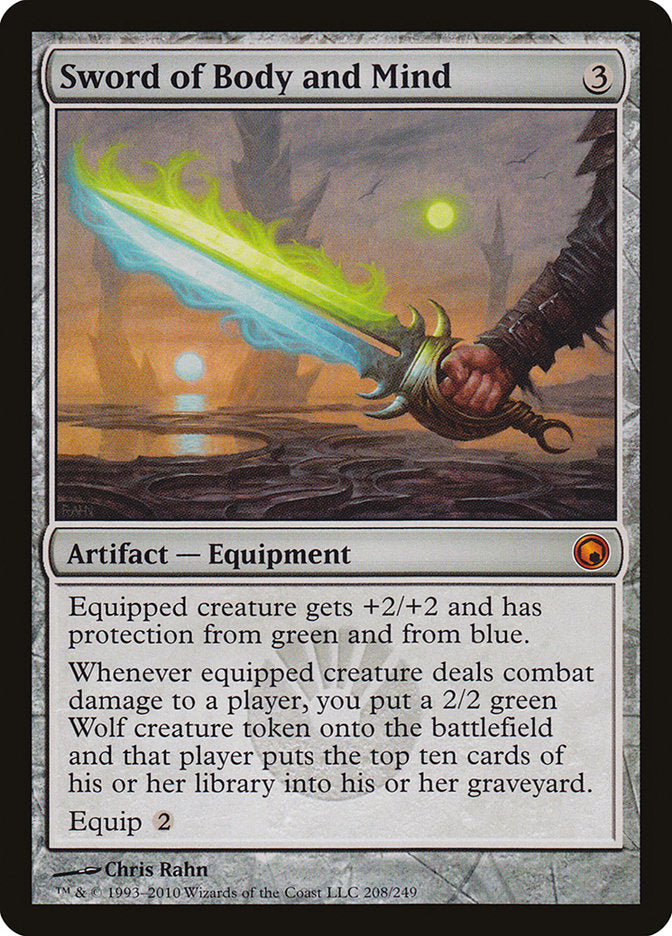 Sword of Body and Mind - [Foil] Scars of Mirrodin (SOM)