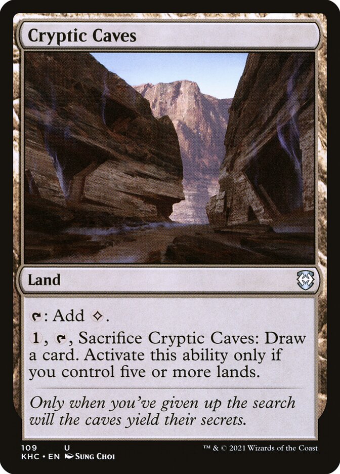 Cryptic Caves - Kaldheim Commander (KHC)