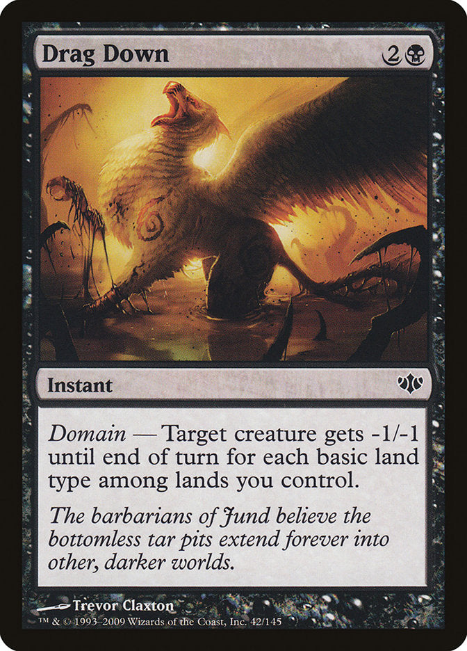 Drag Down - [Foil] Conflux (CON)