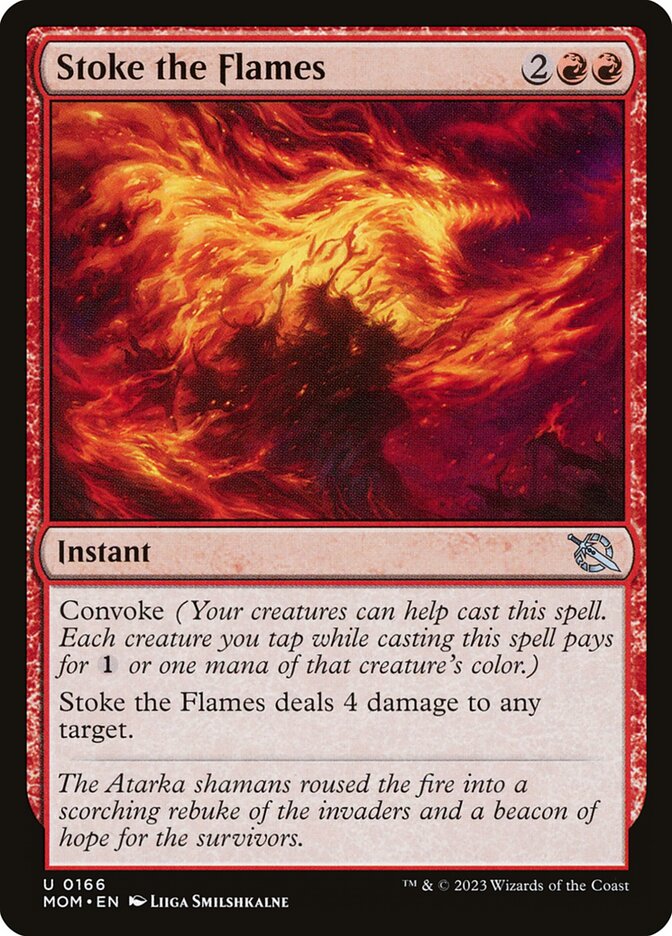 Stoke the Flames - [Foil] March of the Machine (MOM)