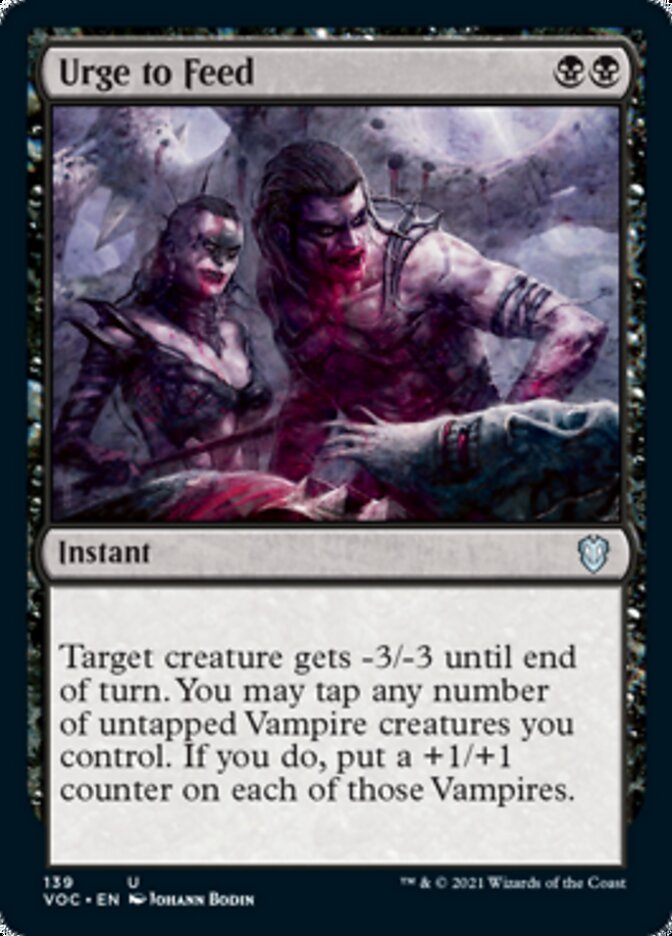 Urge to Feed - [Foil] Crimson Vow Commander (VOC)