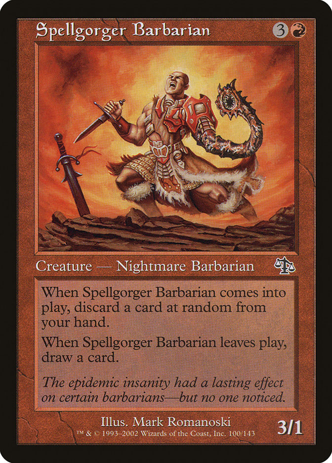 Spellgorger Barbarian - [Foil] Judgment (JUD)