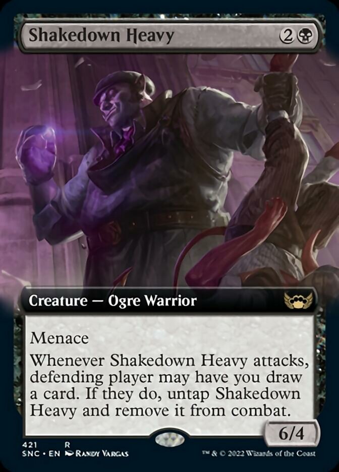 Shakedown Heavy - [Foil, Extended Art] Streets of New Capenna (SNC)