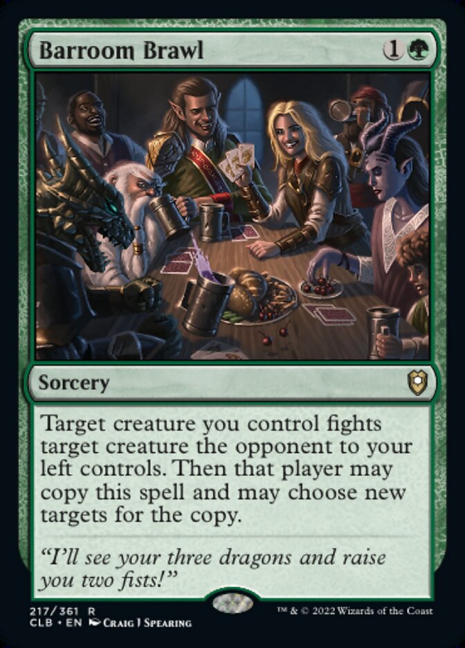 Barroom Brawl - [Foil] Commander Legends: Battle for Baldur's Gate (CLB)