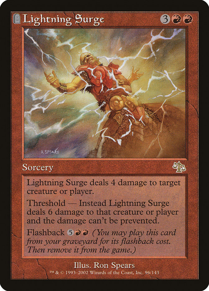 Lightning Surge - [Foil] Judgment (JUD)