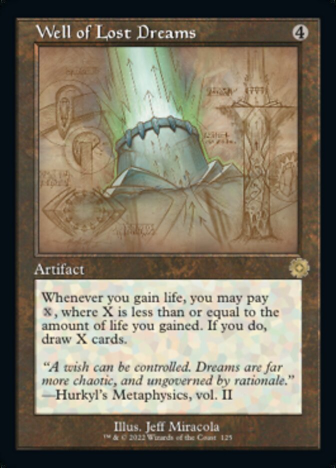 Well of Lost Dreams - [Foil, Schematic] The Brothers' War Retro Artifacts (BRR)