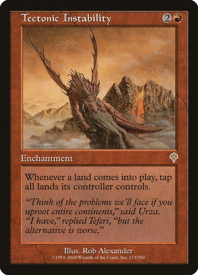 Tectonic Instability - [Foil, Retro Frame] Invasion (INV)