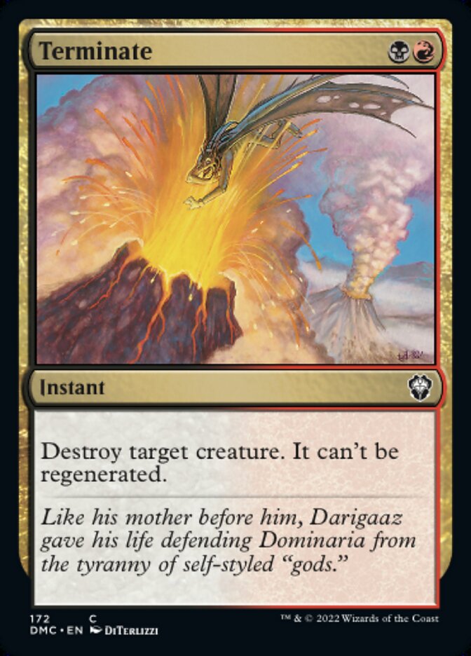 Terminate - Dominaria United Commander (DMC)