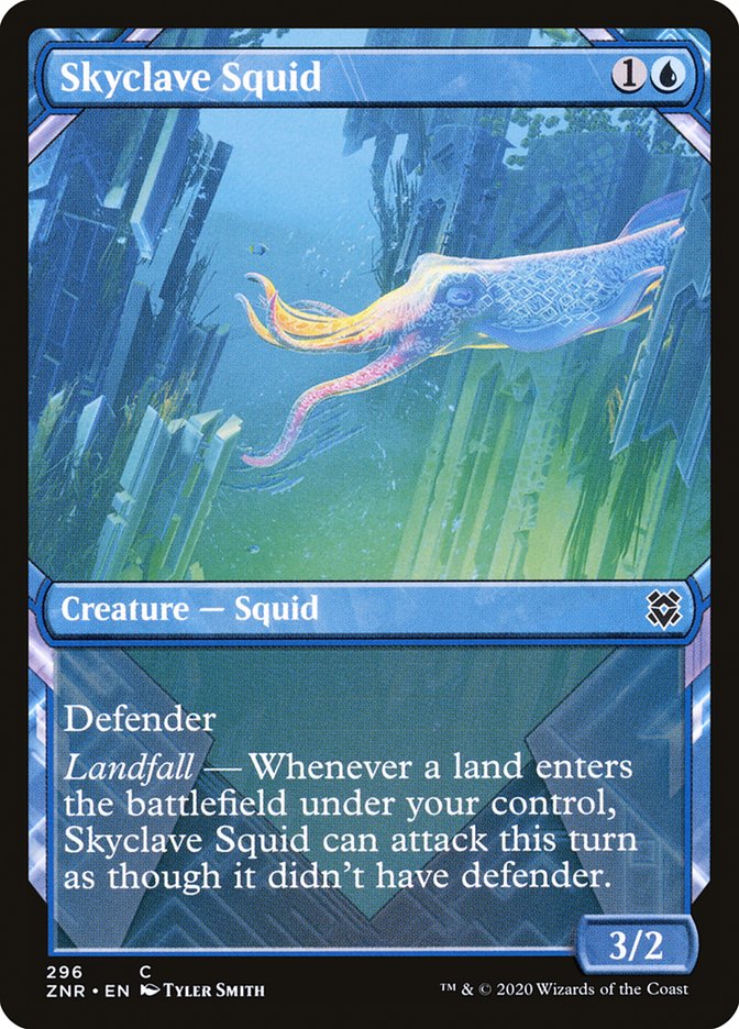 Skyclave Squid - [Foil, Showcase] Zendikar Rising (ZNR)